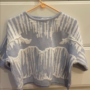 Authentic- vintage thackery knit sweater (cropped)